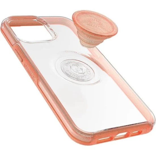 Cover Iphone 13 Pro Max Otter+Pop Otterbox - Clear/Coral